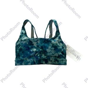 Athleta XS Exhale Printed Bra NWT